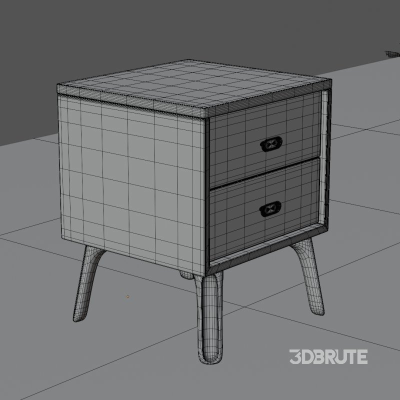 Mid-Century Modern Nightstand Image 4