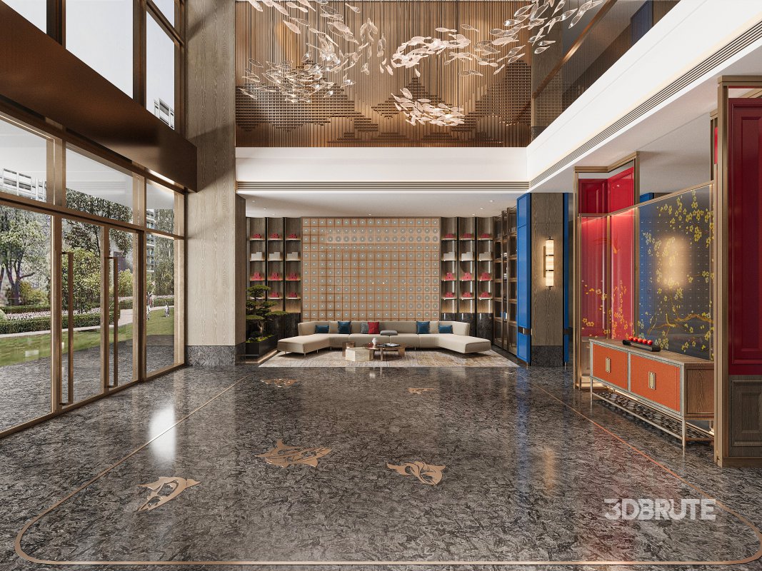Modern hotel lobby Image 1