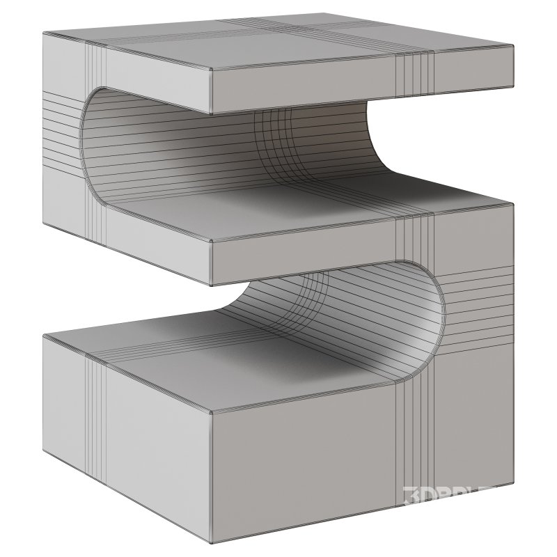 WOOOD Exclusive Toma Bijzettafel Mango Hout Zwart Image 1