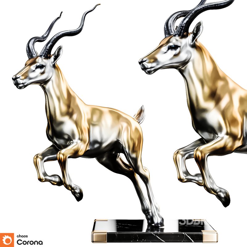 Gazelle Sculpture Image 1