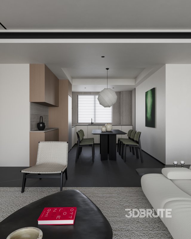 Modern living and dining room Image 4