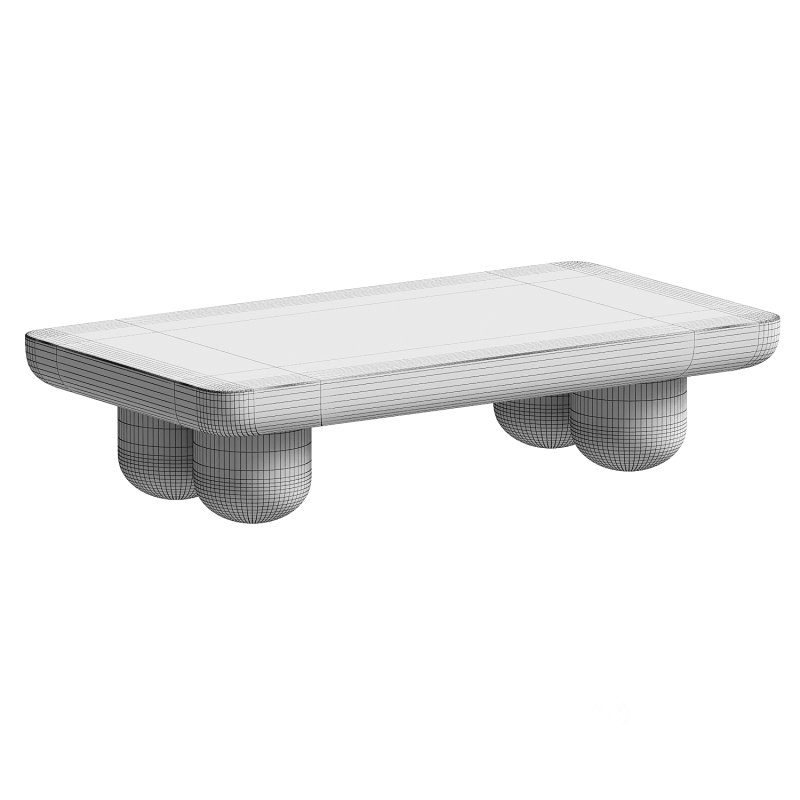Clouded Rectangle Coffee Table Image 2