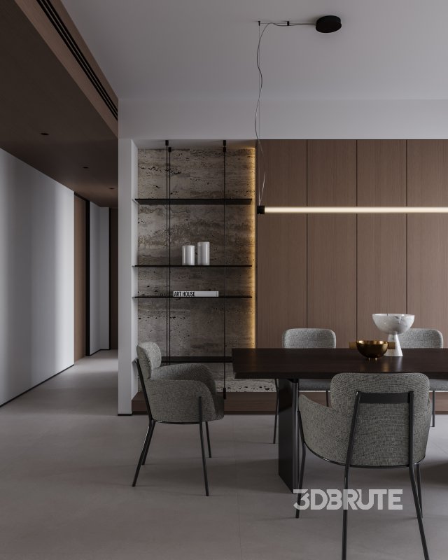 Modern living and dining room Image 4