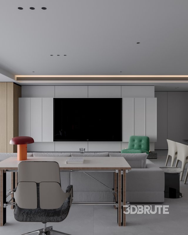 Modern living and dining room Image 5