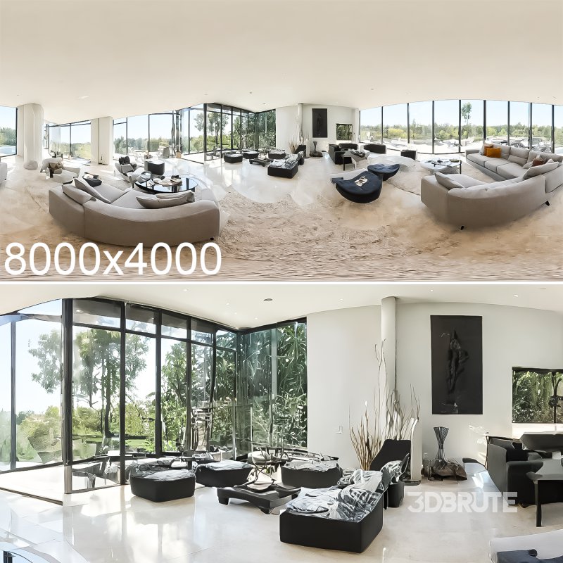 Living Room HDRI Image 1