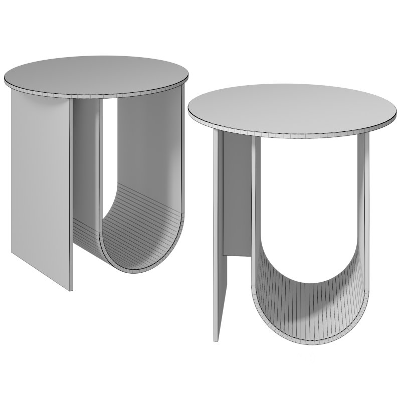 Living Room Acrylic Side Table by Unique Home Decor Image 1