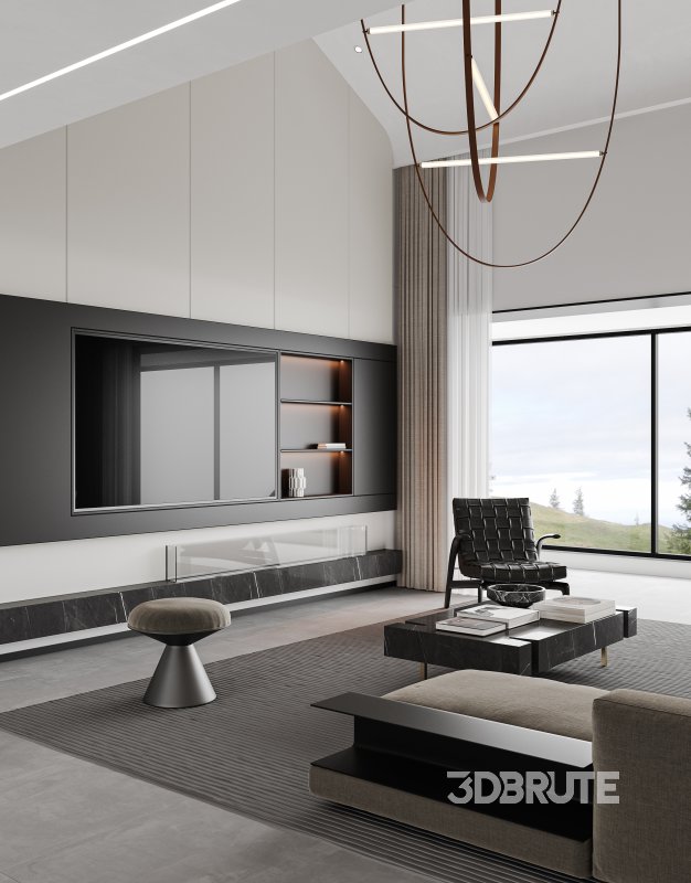 Modern living and dining room Image 6