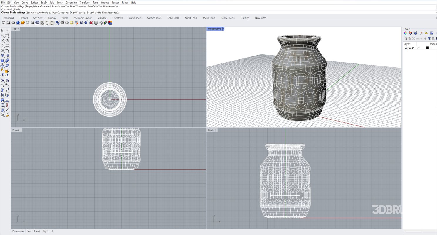 Old Clay Vase Image 20