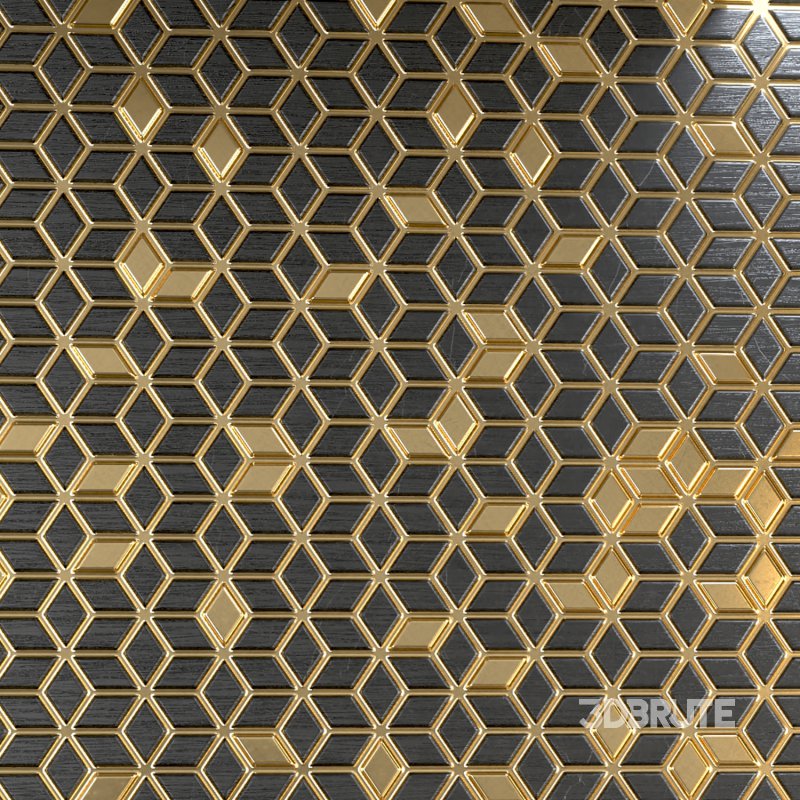 golden wall cover material Image 3