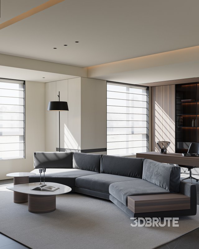 Modern living and dining room Image 7