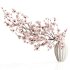 Magnolia Blossom Branches in White Ceramic Vase - Thumbnail 2