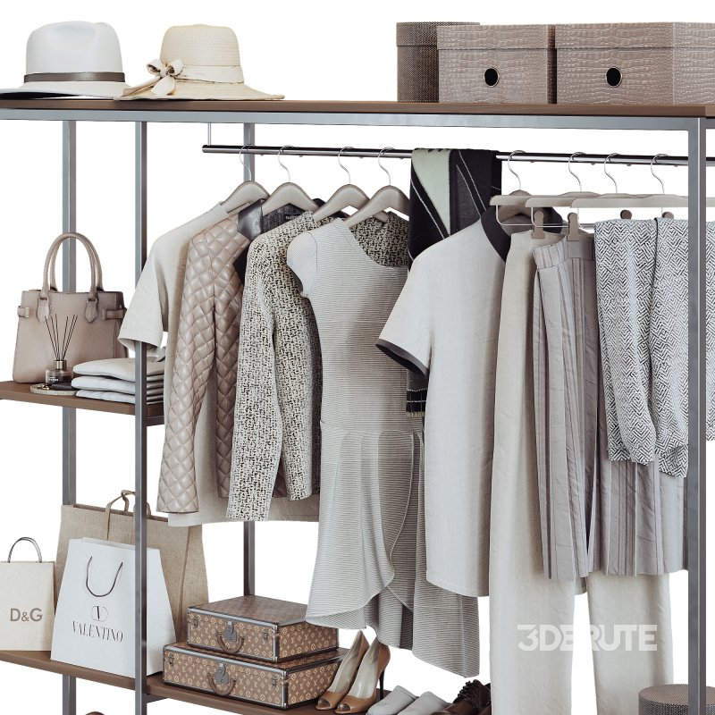 Clothing, shoes and accessories for wardrobe or shop 03 Image 5