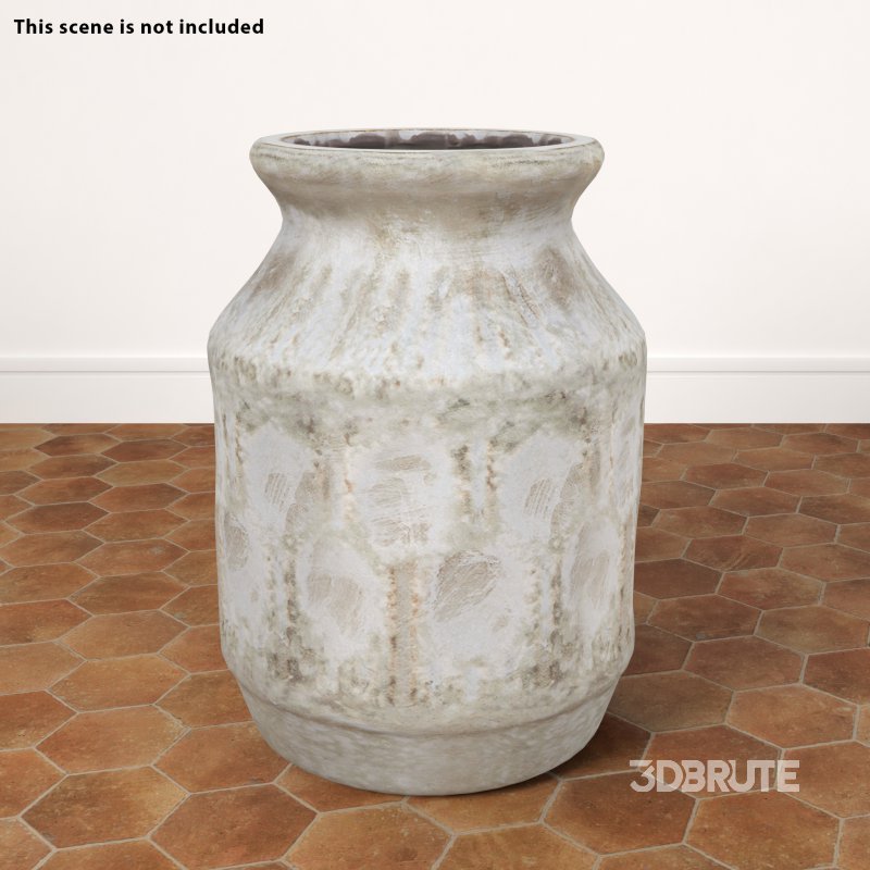 Old Clay Vase Image 6