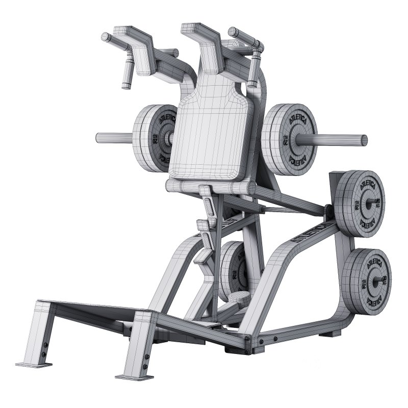 HyperLever | V-Squat Kniebeugemaschine Image 9