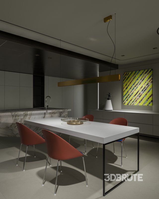 Modern living and dining room Image 6