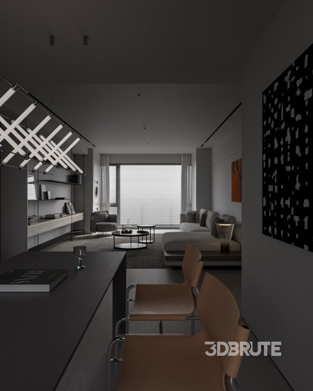 Modern living and dining room Image 6