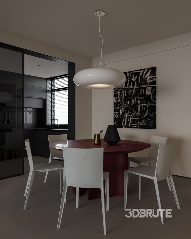Modern living and dining room Image 6