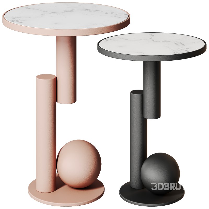 Simple Round Side Table by Unique Home Decor Image 3