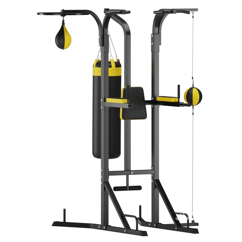 Power Boxing Station Stand Gym Speed Ball Punching Bag Image 4