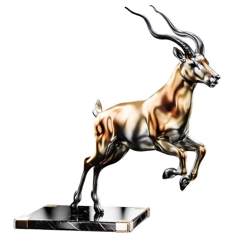 Gazelle Sculpture Image 5