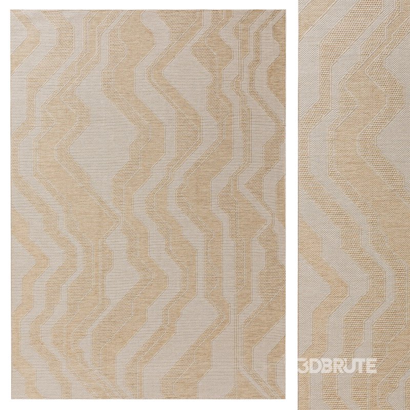 Rug Bronco Cream Image 1