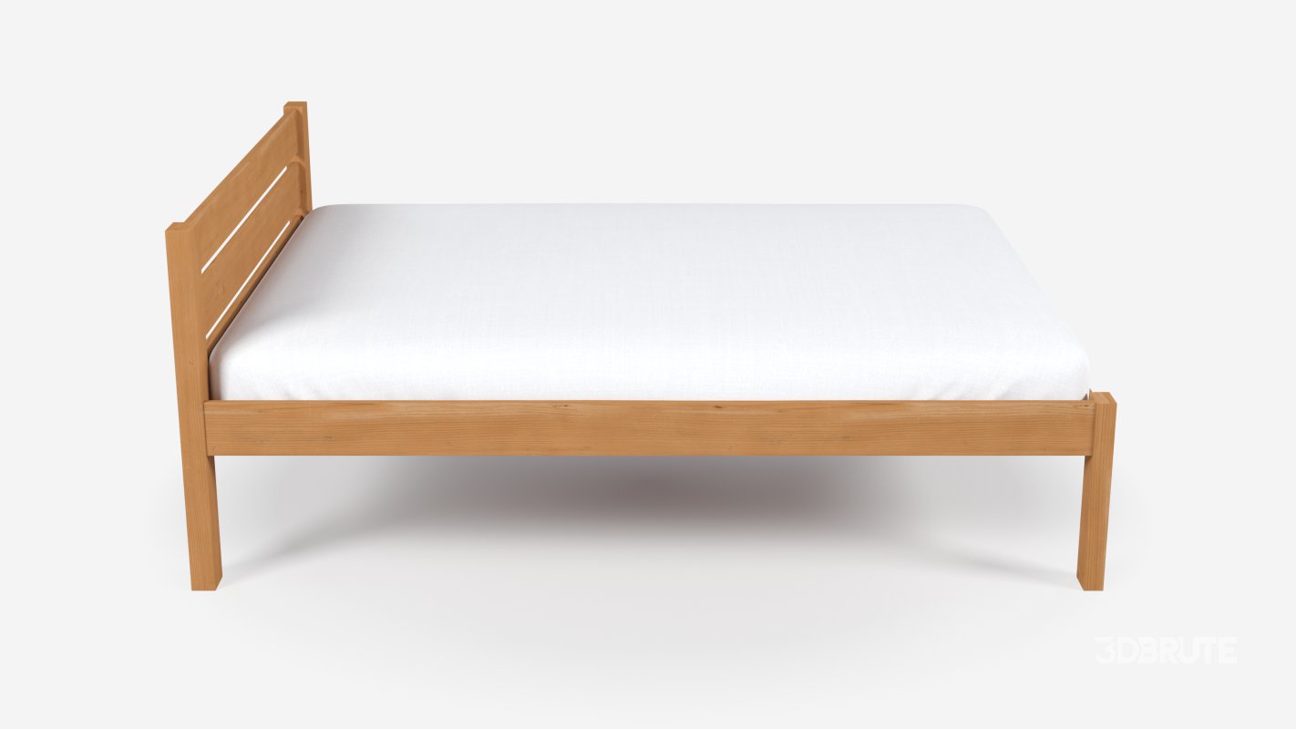 Classic Wooden Bed Image 2