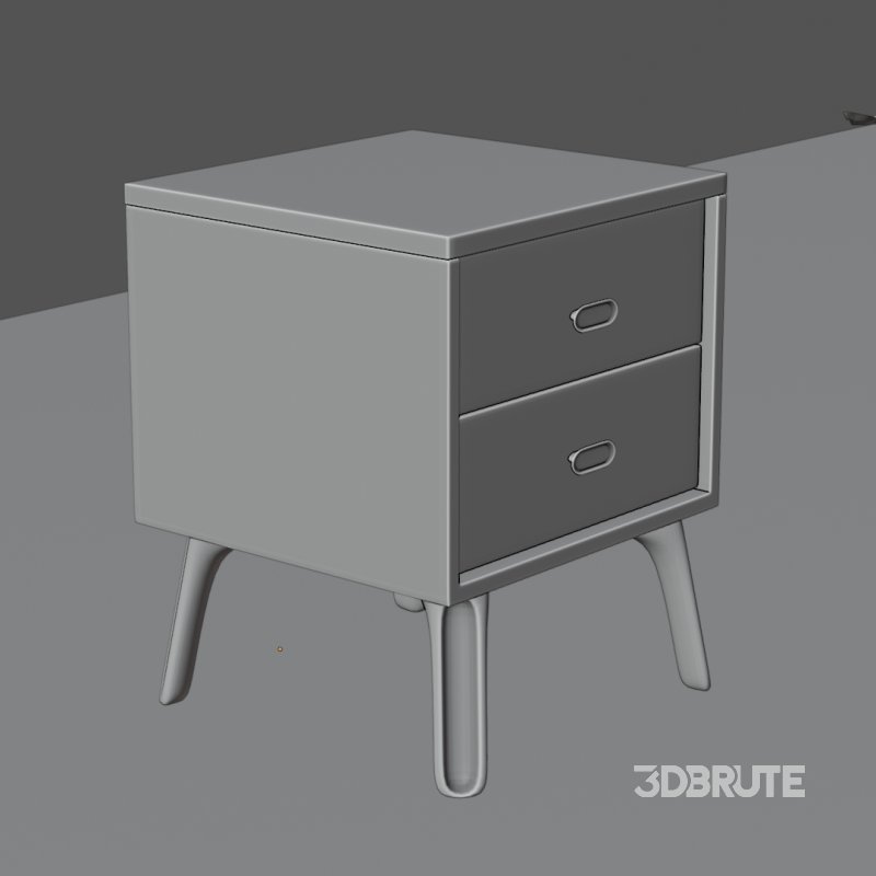 Mid-Century Modern Nightstand Image 2
