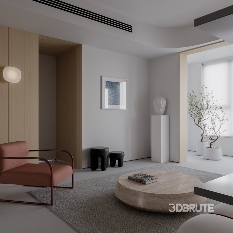 Modern living and dining room Image 6