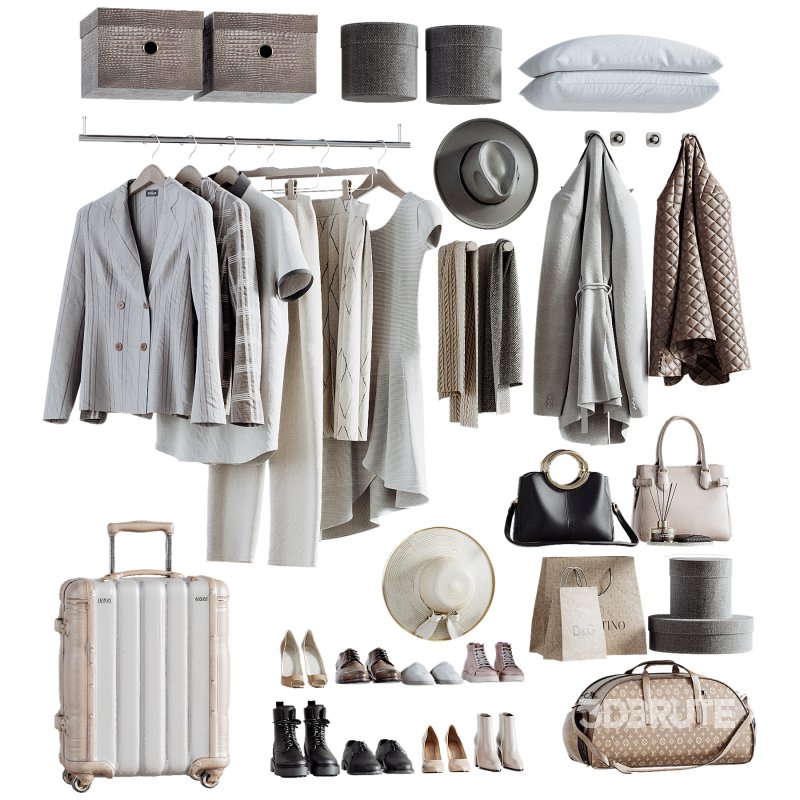 Clothing, shoes and accessories for wardrobe or shop 04 Image 3