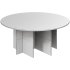 Modern Red Base Acrylic Coffee Table by Chairish - Thumbnail 1