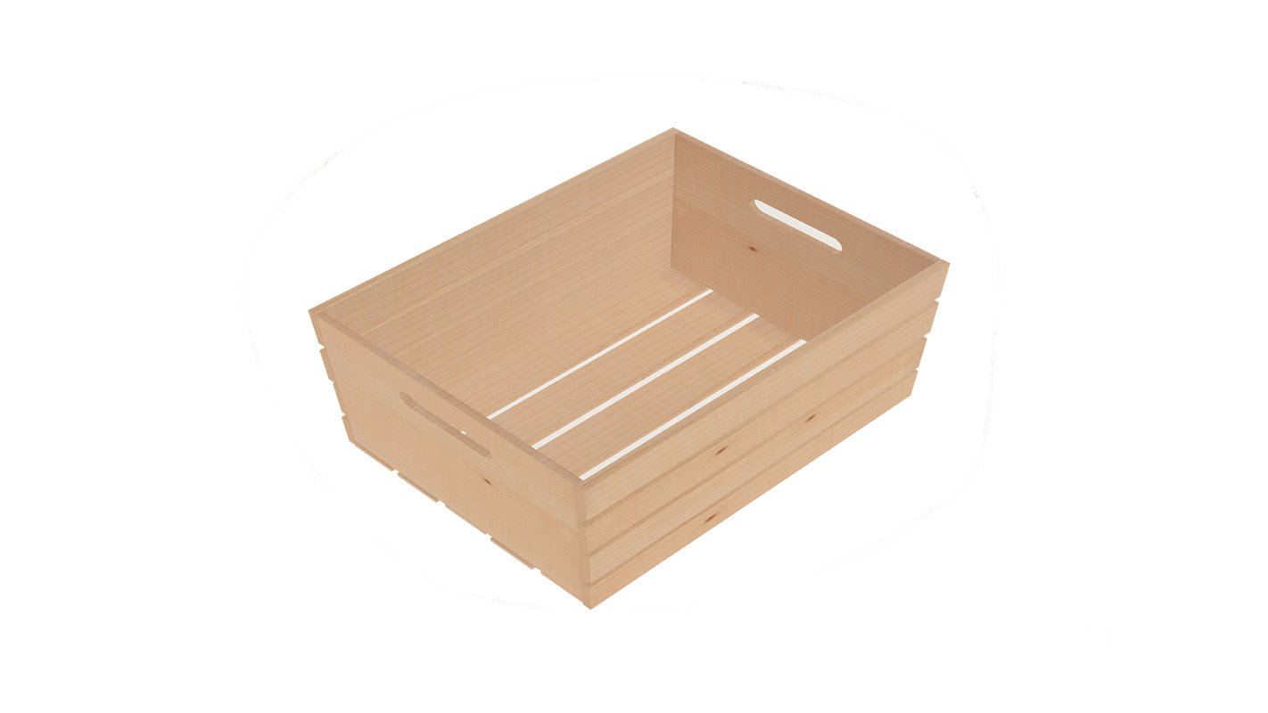 Carrying Crate Wooden Image 3