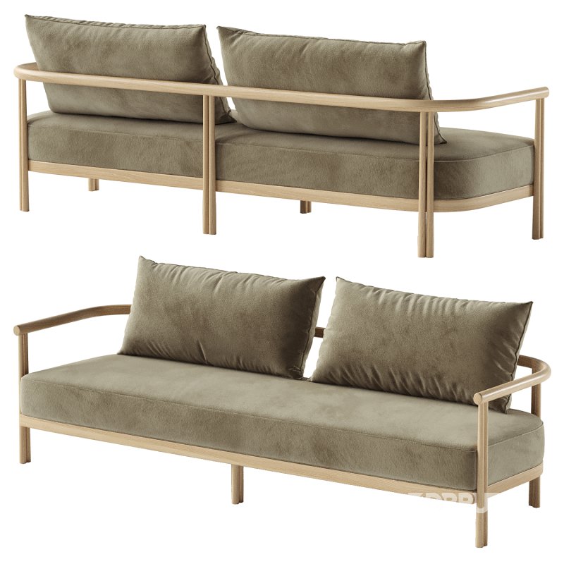 Cove Teak 3 Seat Sofa Image 3