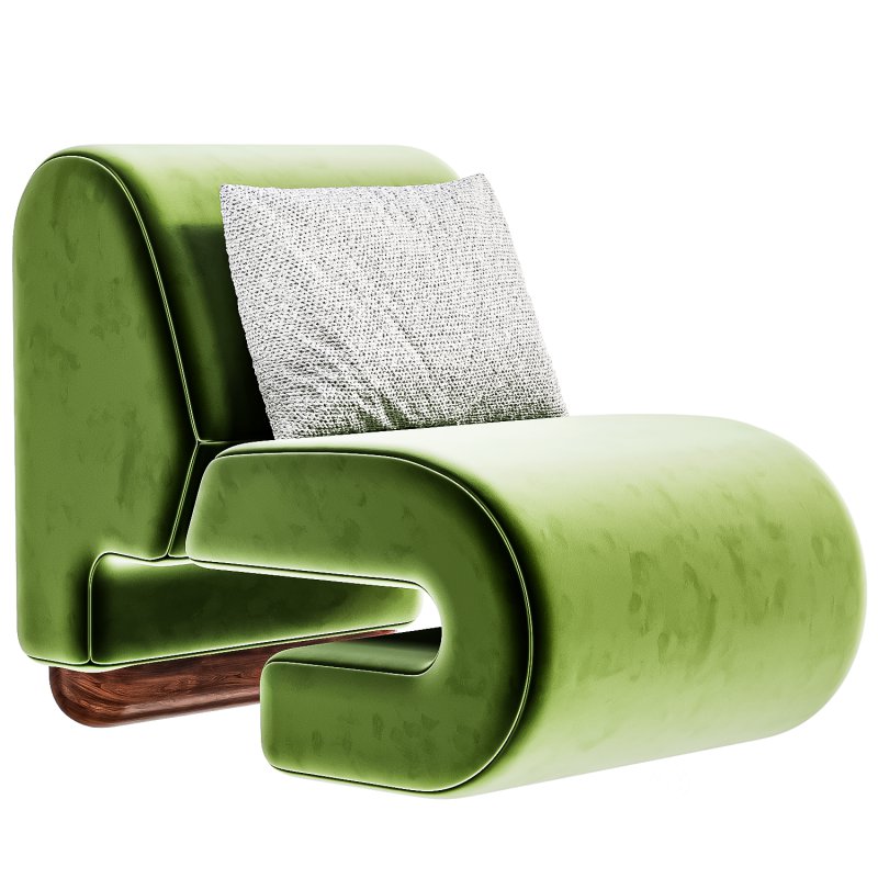 Greenapple Fabric armchair Image 4