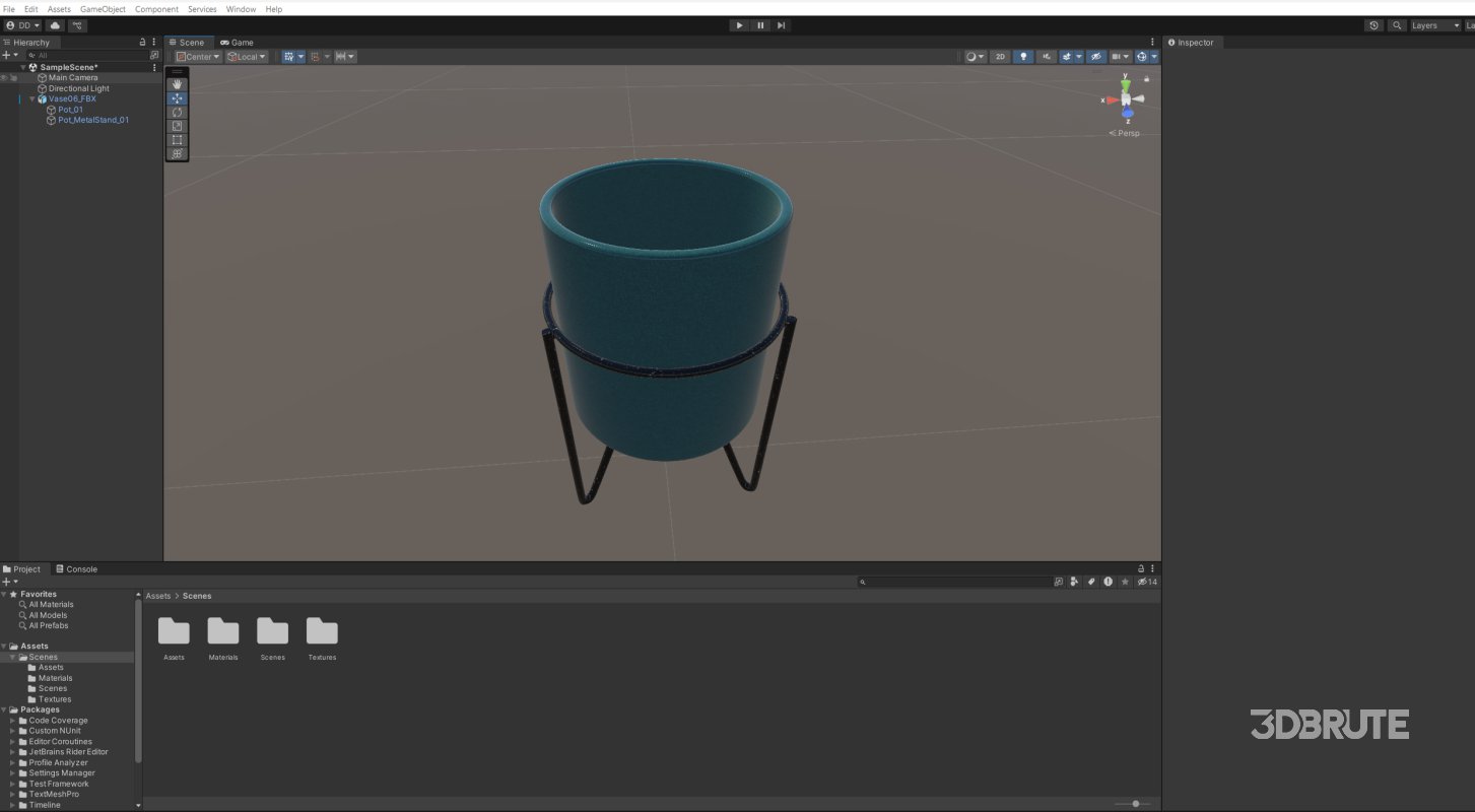 Turquoise Ceramic Pot Image 19