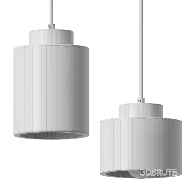 Traditional Vintage Cylinder Pendant Light Image 5