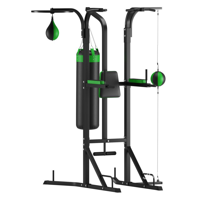 Power Boxing Station Stand Gym Speed Ball Punching Bag Image 2