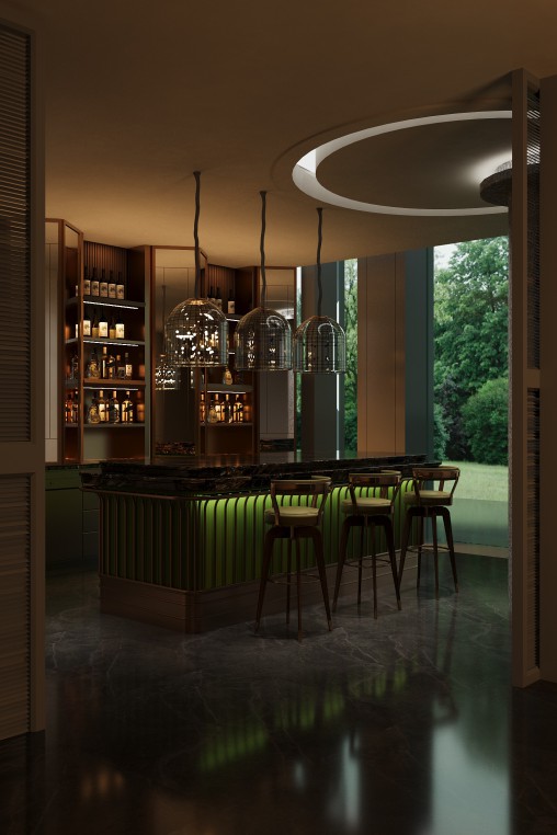 Modern bar