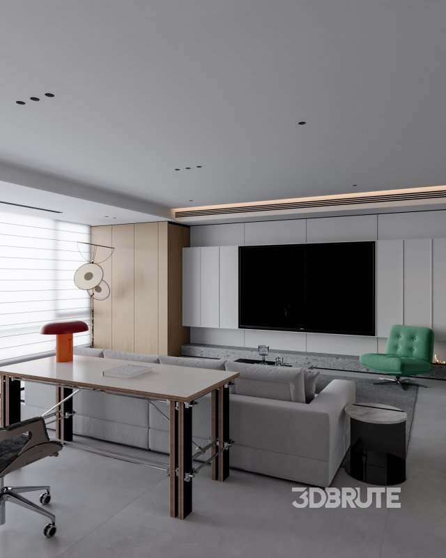 Modern living and dining room Image 4