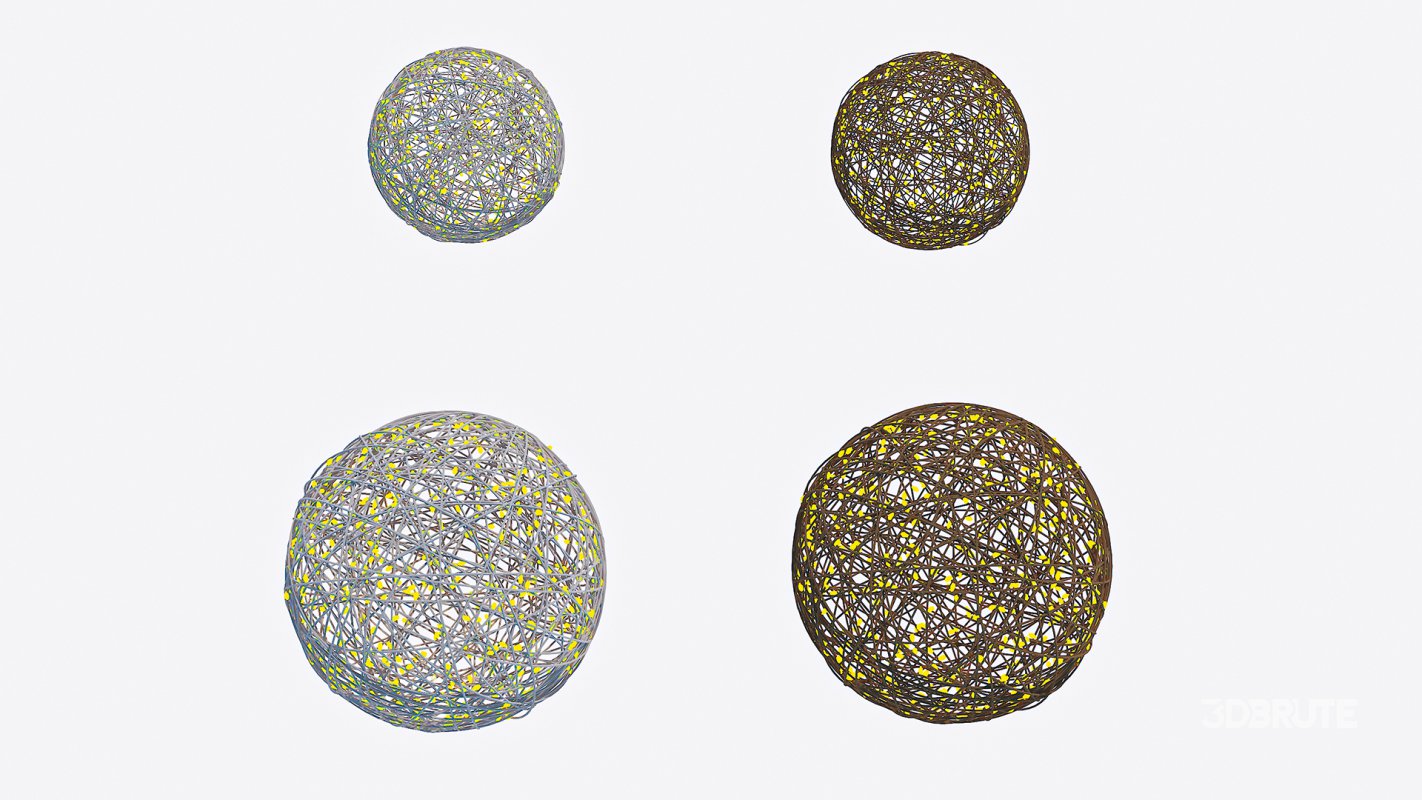 Luminous Vine Light Balls Image 1