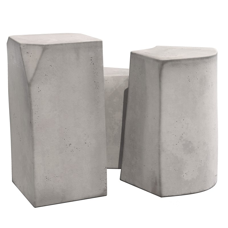 WHITE SIDE TABLE by Tanika Jellis Image 4