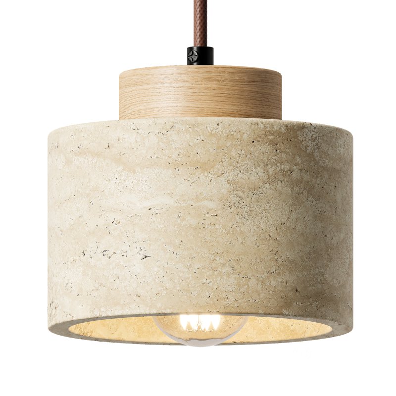 Traditional Vintage Cylinder Pendant Light Image 3