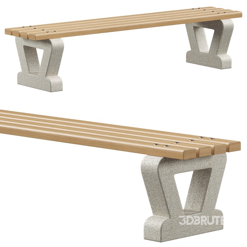 CONCRETE BENCH 110 Image 2