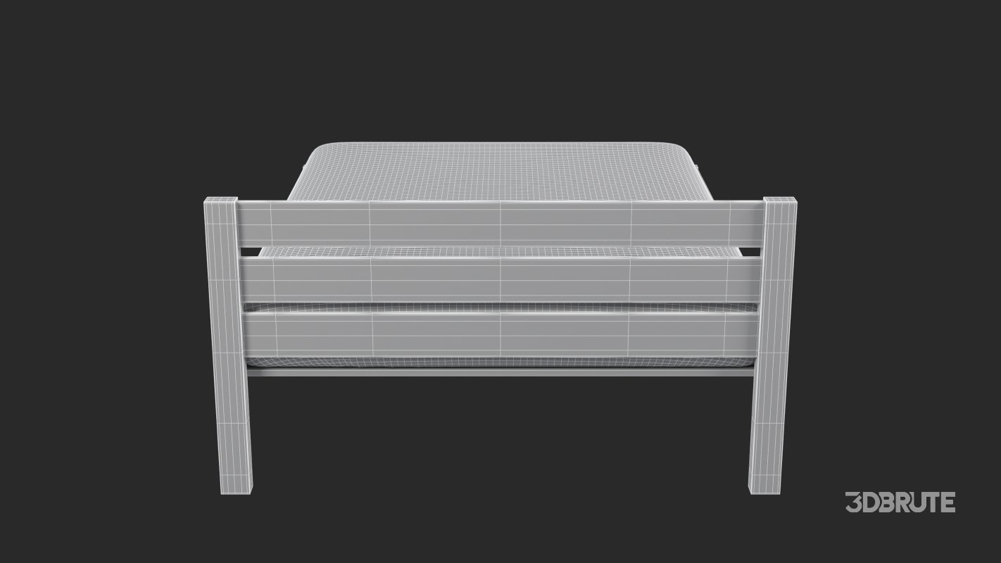 Classic Wooden Bed Image 12