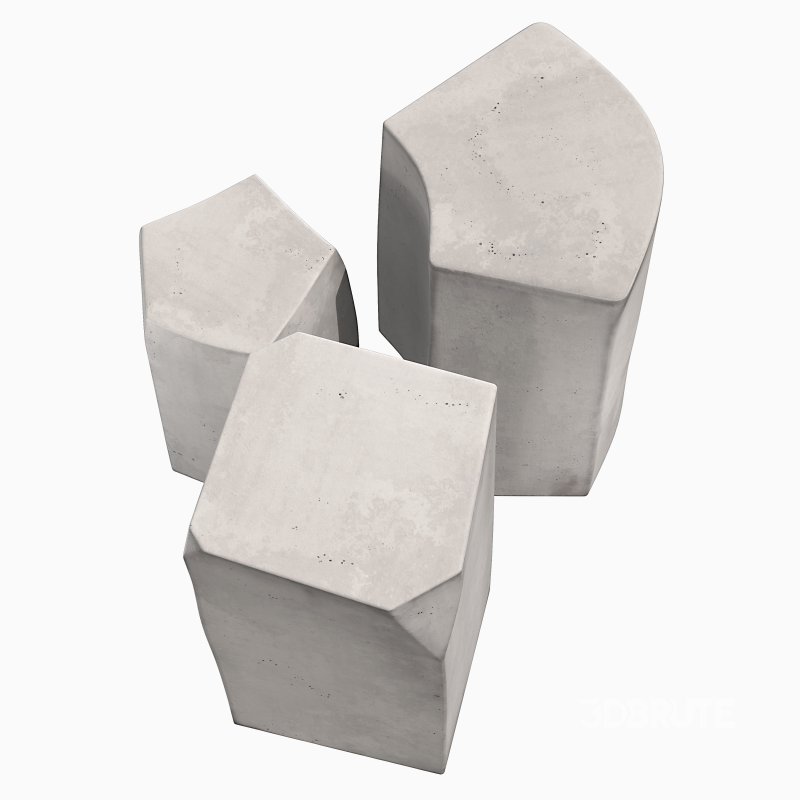 WHITE SIDE TABLE by Tanika Jellis Image 2