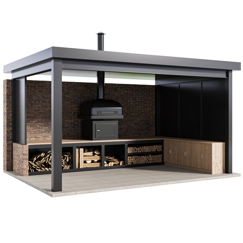 Modern Outdoor Kitchen 03 Image 2