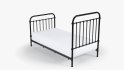 Black Metal Bed - Thumbnail 5