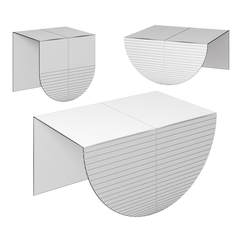 3LEGS Table Collection by STUDIO NOMAD Image 3