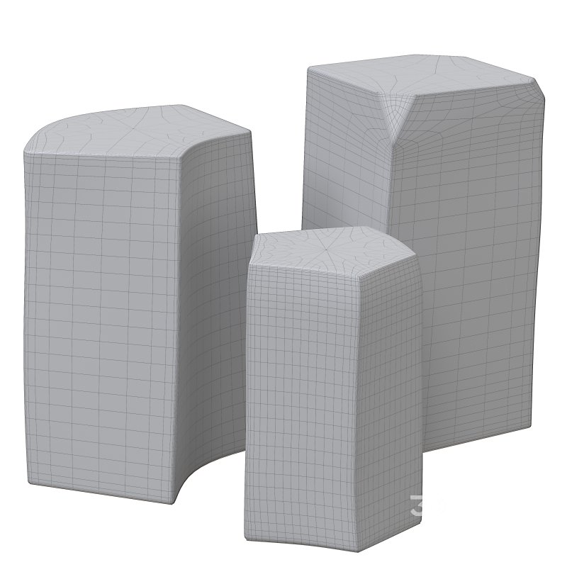 WHITE SIDE TABLE by Tanika Jellis Image 5