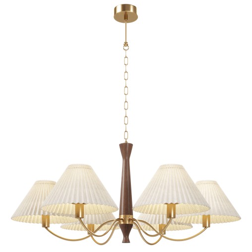 Pleated Chandelier