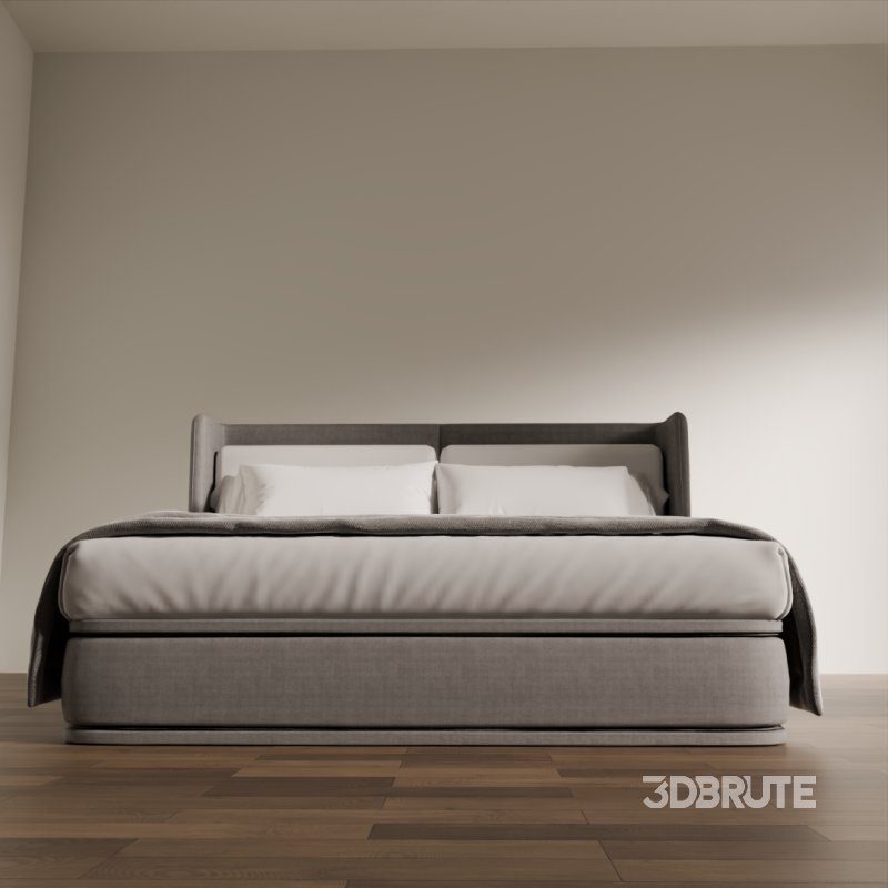 Modern Upholstered Bed Image 3